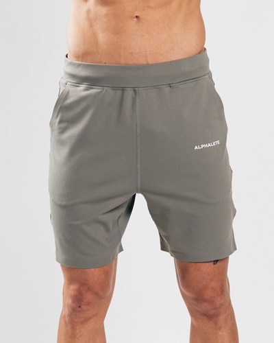 Alphalete 4-Way Stretch 8" Lyhyt Harmaat | 176KSIOUL