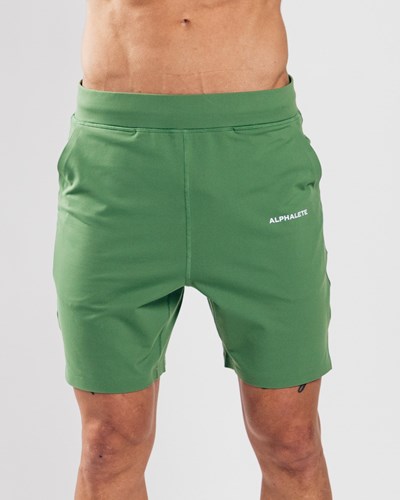 Alphalete 4-Way Stretch 8" Lyhyt Vihreä | 843RAUWPD