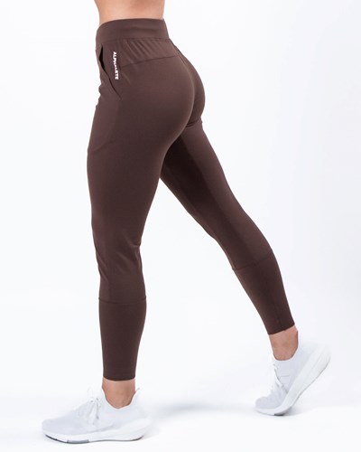 Alphalete 4-Way Stretch Jogger Kahvi | 792VZQUGX