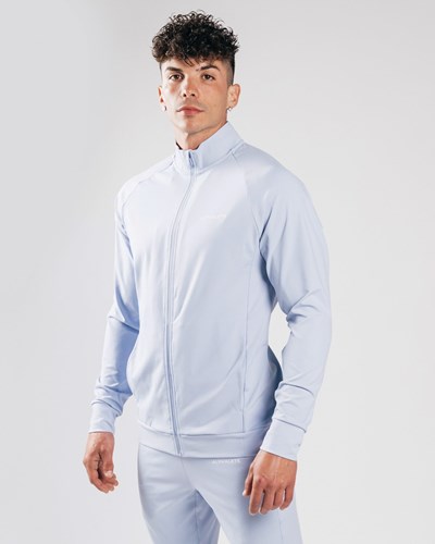 Alphalete 4-Way Stretch Track Jacket Sininen | 821PQUJFA