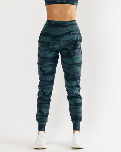 Alphalete All-Purpose Jogger Sininen Camo | 349XAQGWU