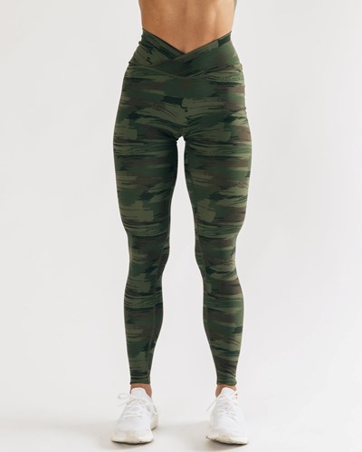Alphalete All-Purpose Legging Oliivinvihreä Camo | 261DMNHAX