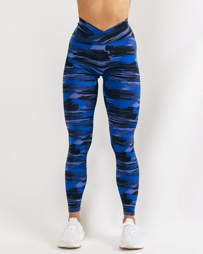 Alphalete All-Purpose Legging Sininen Camo | 231LRXYAD