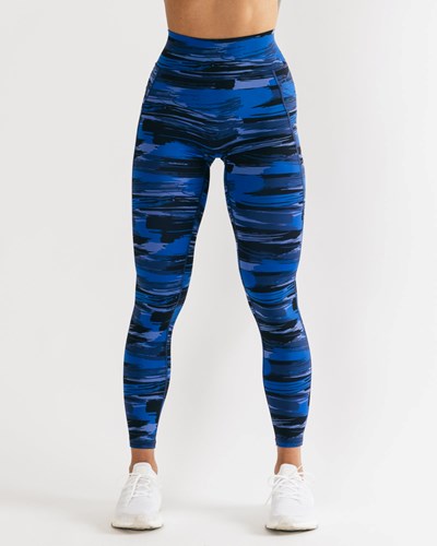 Alphalete All-Purpose Legging Sininen Camo | 293SDJIWX