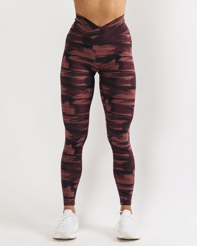 Alphalete All-Purpose Legging Viininpunainen Camo | 860XVDKRT