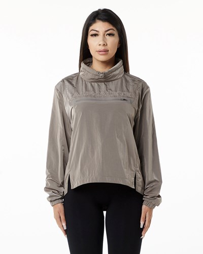 Alphalete All-Purpose Pullover Ruskea | 392VXCSLW
