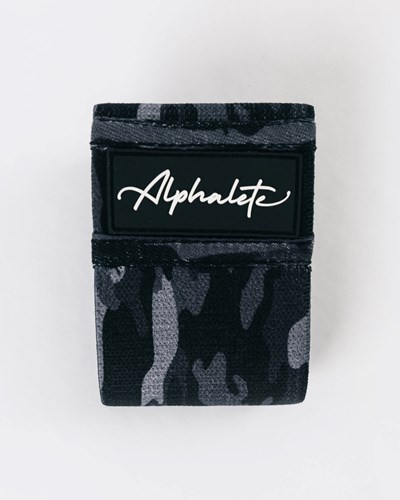 Alphalete Alphalete Glute Band Mustat Camo | 392NVGDFC