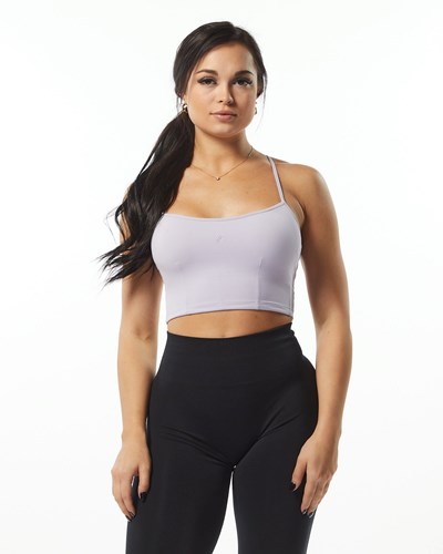 Alphalete Camisole Y-Back Crop Tank Lilac | 178YSUKLF