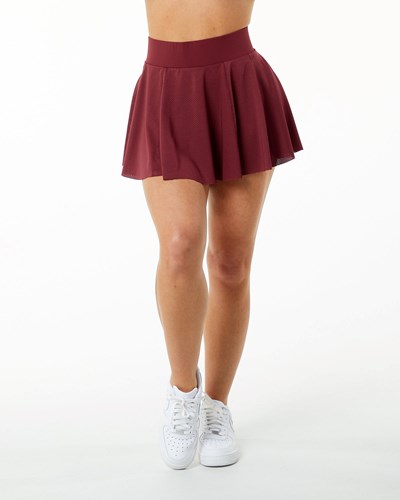 Alphalete Compression Vuoratut Mesh Skirt Crimson | 249WFNBGM