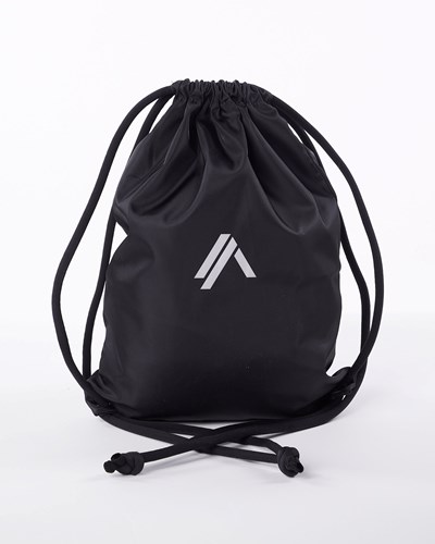 Alphalete Drawstring Bag Mustat | 743OUEFWI