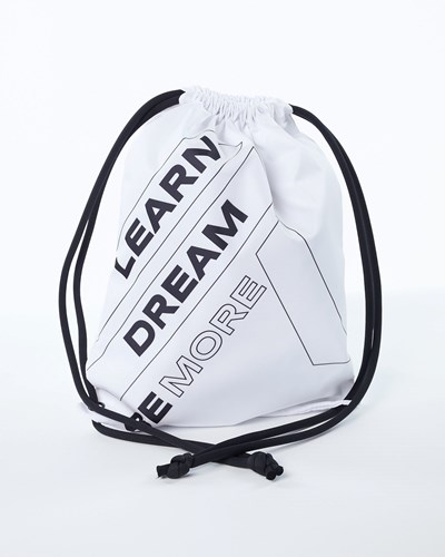 Alphalete Drawstring Bag Valkoinen | 590YRFCME