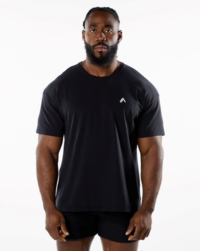 Alphalete Drop Shoulder Tee Mustat | 761QTSGEW