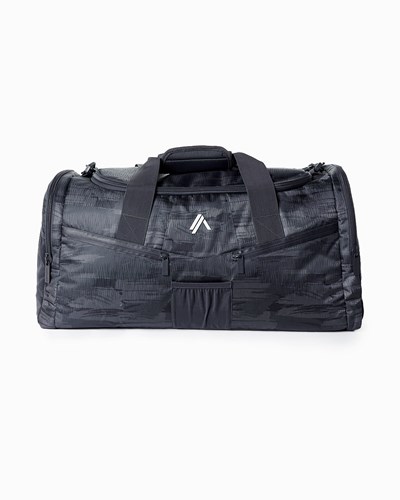 Alphalete Duffel Bag Mustat Camo | 137WUAGEQ