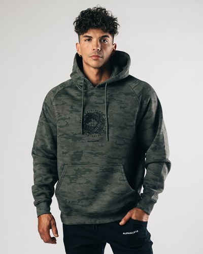 Alphalete Fitted Performance Hoodie Vihreä | 268QOXGCF