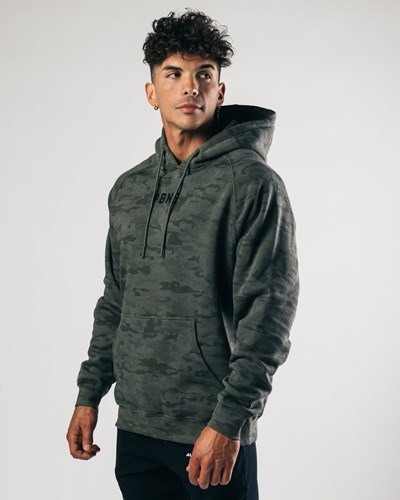 Alphalete Fitted Performance Hoodie Vihreä | 479FUOPEC