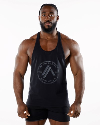 Alphalete Fitted Performance Stringer Blackout | 791PVDHGU