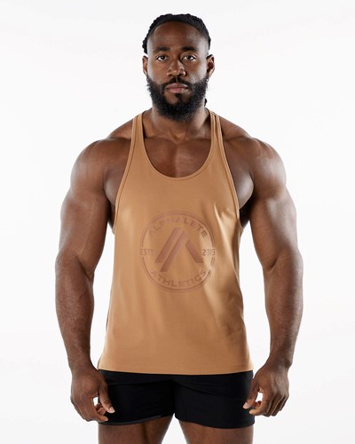 Alphalete Fitted Performance Stringer Rust | 301KFSNQG