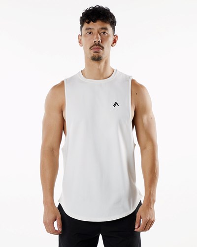 Alphalete Fitted Performance Tank Valkoinen | 309SIGYEW