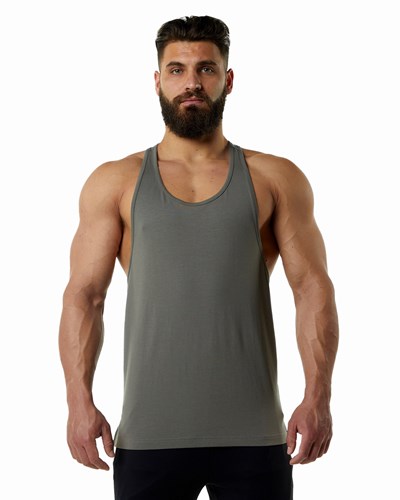 Alphalete Fitted Premium Stringer Harmaat | 618OETRIY