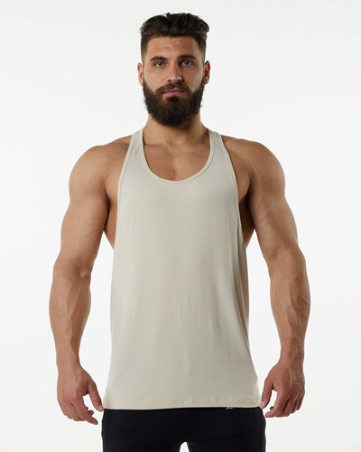 Alphalete Fitted Premium Stringer Sahara | 872JTYKPZ