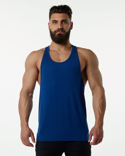 Alphalete Fitted Premium Stringer Sininen | 853MNFLPA