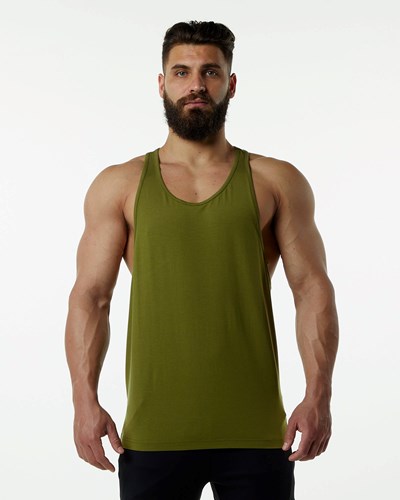 Alphalete Fitted Premium Stringer Vihreä | 156BVTMAZ