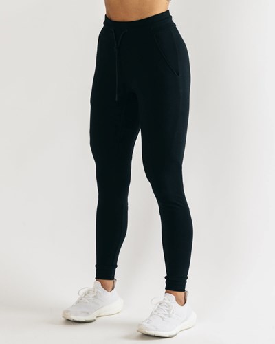Alphalete Fitted Single-Brushed 29" Jogger Mustat | 182DOHENF