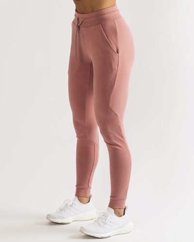 Alphalete Fitted Single-Brushed 29" Jogger Cranberry Ice | 246ADGFWJ