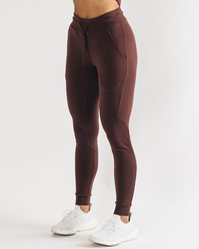 Alphalete Fitted Single-Brushed 29" Jogger Mahogany | 780MKFOEB