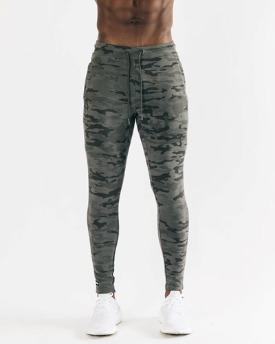 Alphalete Fitted Single-Brushed 30" Jogger Camo | 140OFHAMY