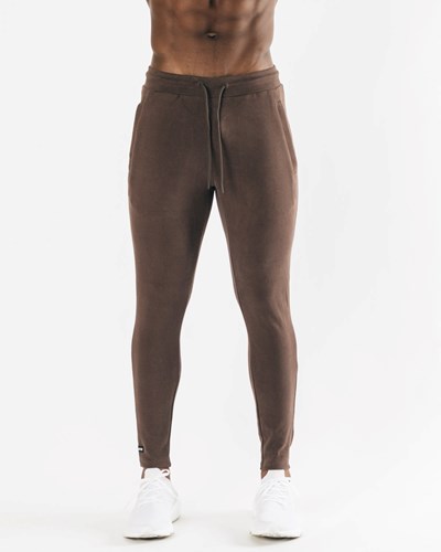 Alphalete Fitted Single-Brushed 30" Jogger Cocoa | 239MGTDSH