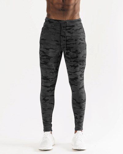 Alphalete Fitted Single-Brushed 30" Jogger Camo | 365AQUNCG