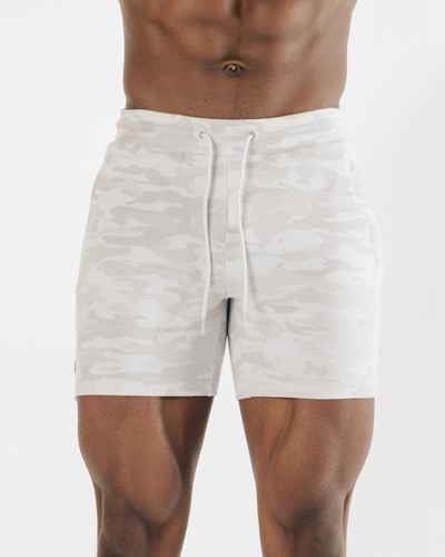 Alphalete Fitted Single-Brushed 7" Lyhyt Hopea Camo | 962EWXTIK