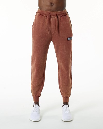 Alphalete Heavyweight Washed Terry Jogger Bloodstone | 542EAFRVP
