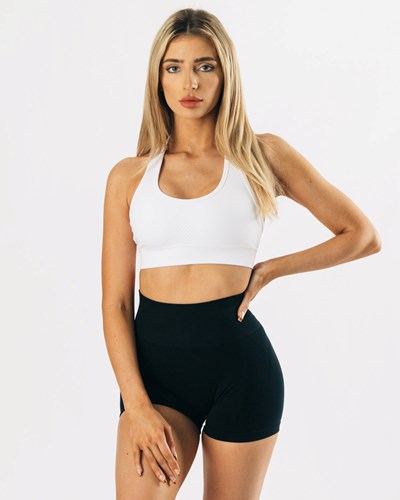 Alphalete High-Impact Seamless Sports Bra Valkoinen | 218RGDJEL
