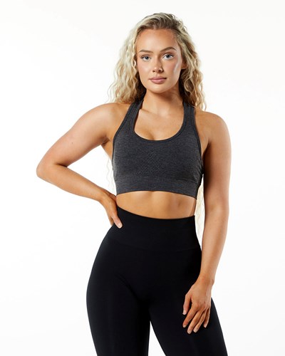 Alphalete High-Impact Seamless Sports Bra Harmaat | 260QDGCSF