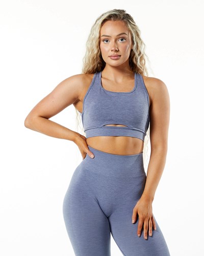 Alphalete High-Impact Seamless Sports Bra Sininen | 327HXUQDM