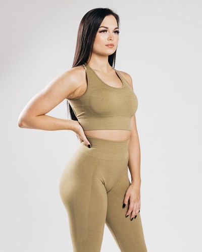 Alphalete High-Impact Seamless Sports Bra Kultaiset | 573SVRYCN