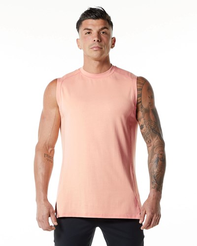 Alphalete High-Neck Premium Tank Koralli | 247BFCEQR