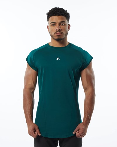 Alphalete High Performance Hihattomat Tee Velvet Teal | 157INZLFM