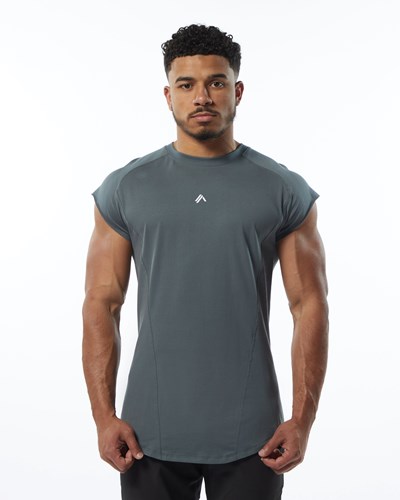 Alphalete High Performance Hihattomat Tee Harmaat | 501MBDSFI