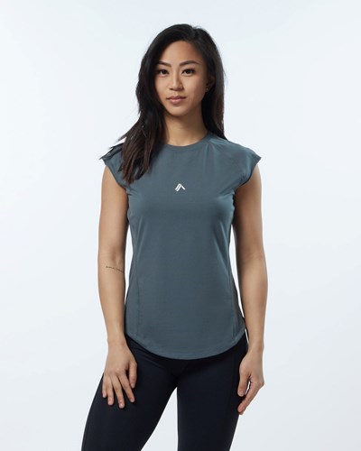 Alphalete High Performance Lyhyt Sleeve Tee Harmaat | 369OLSAYC