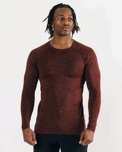 Alphalete High Performance Seamless Long Sleeve Tee Kupari | 419MRYKSA
