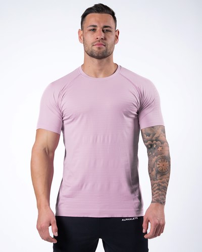 Alphalete High Performance Seamless Lyhyt Sleeve Tee Bloom | 215LUZVYJ