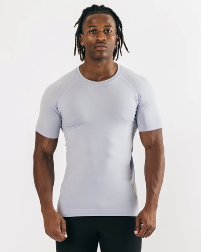 Alphalete High Performance Seamless Lyhyt Sleeve Tee Vaaleanvioletit | 468MTAXHZ