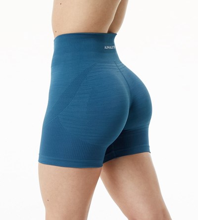 Alphalete High Performance Seamless Lyhyt Sininen | 618GMILCW