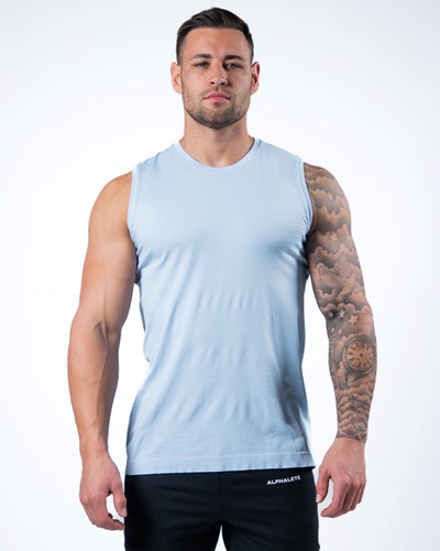 Alphalete High Performance Seamless Tank Sininen | 297XVUJTN