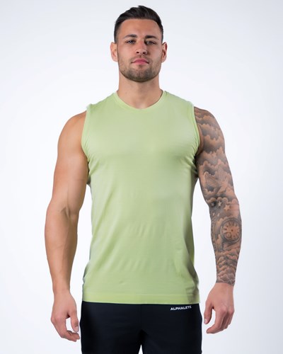 Alphalete High Performance Seamless Tank Frozen Spring | 654URJCKN