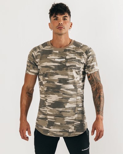 Alphalete High Performance Tee Camo | 270HWPMSF