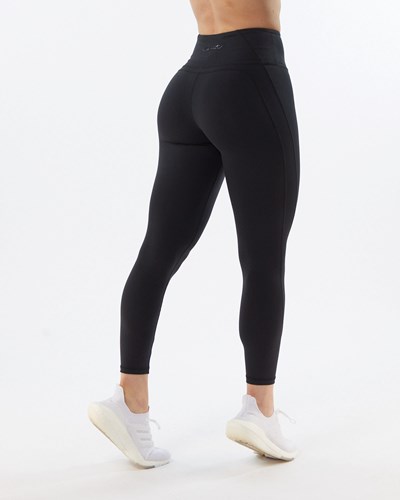 Alphalete High-Waisted Medium Compression 25" legging Blackout | 429OJZUHY